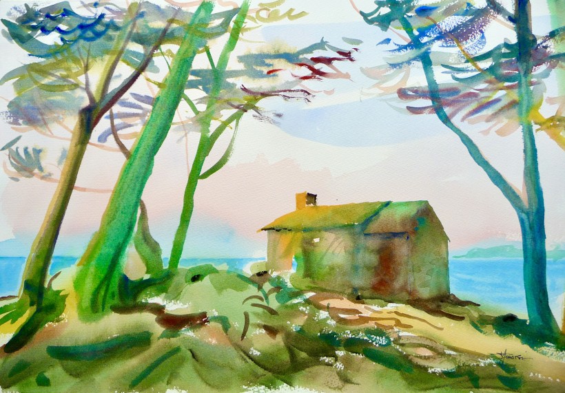 Aquarelle de Bretagne