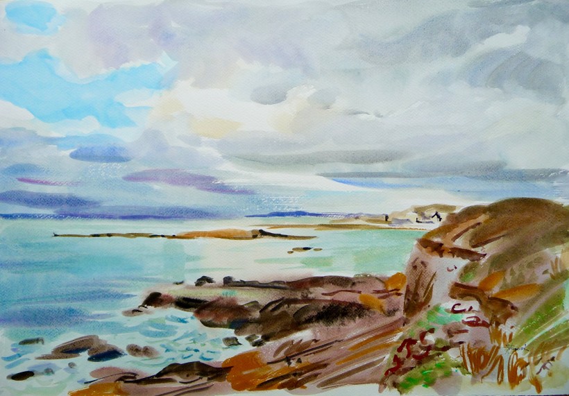 aquarelle océan